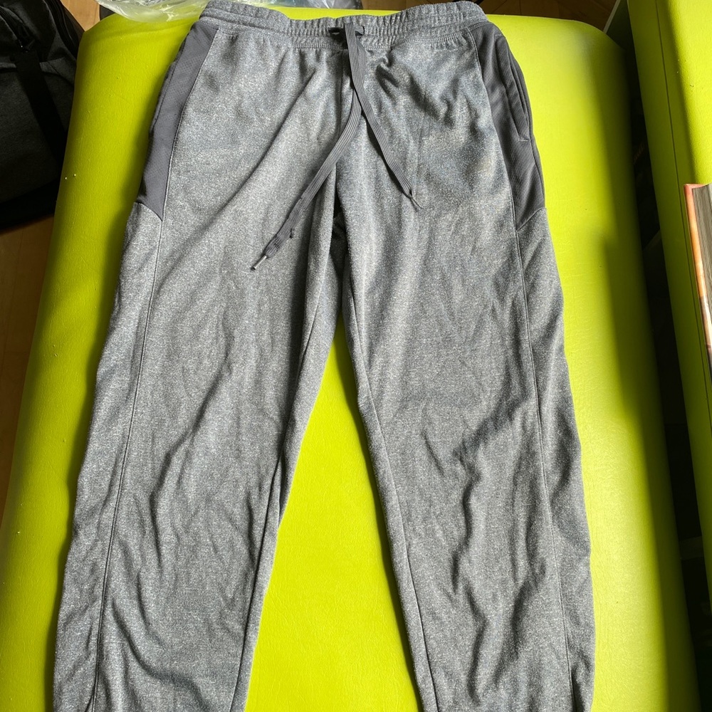 Gray sweatpants